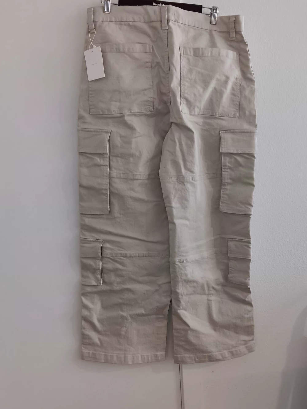 OAK + FORT Light Beige Men's Cargo Pants